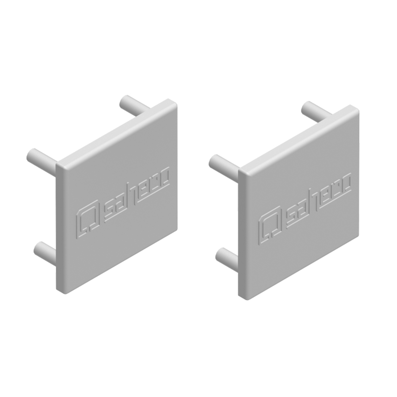 Star set eindkappen looprail Star grijs plastic